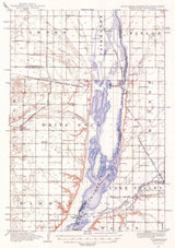 1915 Topo Map of White Rock South Dakota Minnesota
