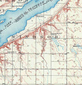 1916 Topo Map of Beardsley Minnesota
