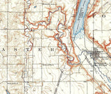 1918 Topo Map of Peever South Dakota