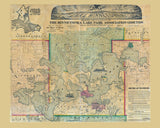 1878 Map of Lake Minnetonka Minnesota