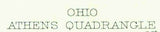 1903 Topo Map of Athens Ohio Quadrangle