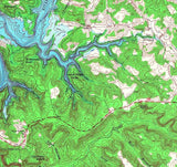 1966 Topo Map of Nolin Reservoir Kentucky Quadrangle