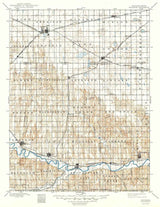 1896 Topo Map of Holdrege Nebraska Orleans Wilcox