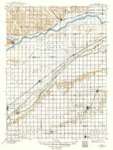 1896 Topo Map of Stromsburg Nebraska Loup River