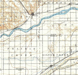 1896 Topo Map of Stromsburg Nebraska Loup River