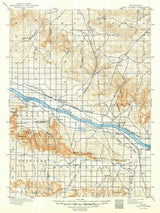 1898 Topo Map of Camp Clarke Nebraska