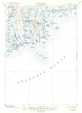 1904 Topo Map of Petit Manan Maine