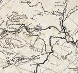 1827 Map of the Morris Canal New Jersey