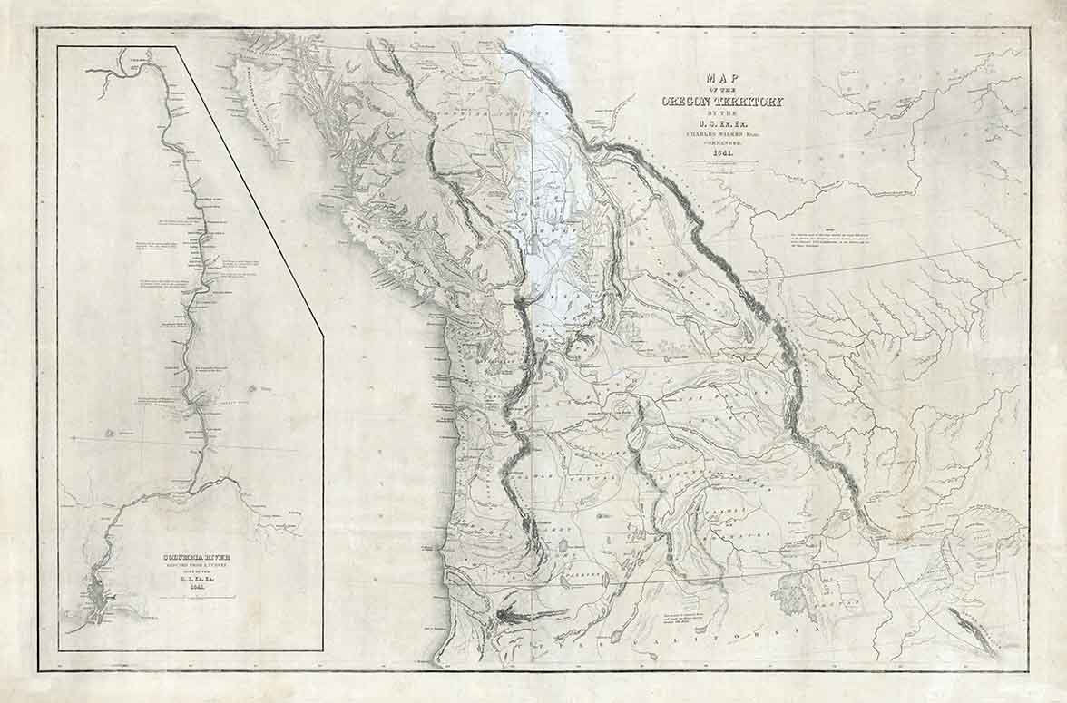 1841 Map of the Oregon Territory