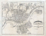 1865 Map of Cincinnati Ohio