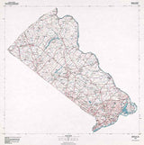 1981 Map of Bucks County Pennsylvania
