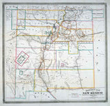 1873 Map of New Mexico