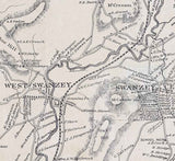 1892 Map of Swanzey New Hampshire