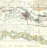 1949 Topo Map of Fairbanks Alaska Quadrangle