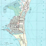 1994 Topo Map of Key Biscayne Florida Quadrangle
