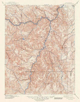 1893 Topo Map of Platte Canyon Colorado