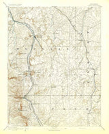 1894 Topo Map of Castle Rock Colorado