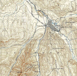 1895 Topo Map of Aspen Colorado