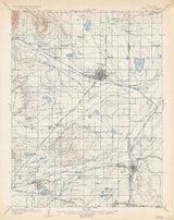 1904 Topo Map of Niwot Colorado Longmont