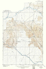 1907 Topo Map of White River Colorado