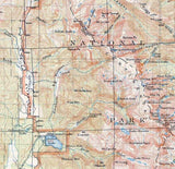 1915 Topo Map of Longs Peak Colorado Rocky Mountains