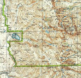 1919 Topo Map of Rocky Mountain National Park Colorado