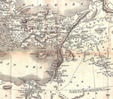 17th Century Map of the Eastern Part of the Roman Empire