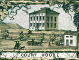 1869 Panoramic Map of Hermann Gasconade County Missouri
