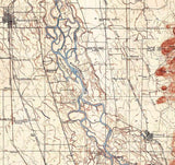 1910 Topo Map of Eugene Oregon