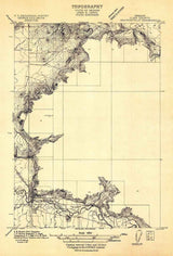 1911 Topo Map of Brownsville Oregon