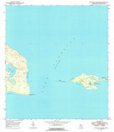 1948 Topo Map of Manitou Island Michigan Lake Superior