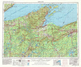 1953 Topo Map of Ashland Wisconsin Lake Superior