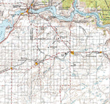 1953 Topo Map of Ritzville Washington