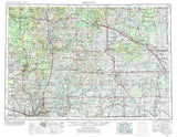 1954 Topo Map of Midland Michigan Manistee National Forest