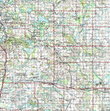 1954 Topo Map of Midland Michigan Manistee National Forest