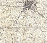 1905 Topo Map of Charlotte North Carolina Fort Mill Pineville