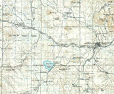 1908 Topo Map of Flagstaff Arizona Rogers Lake