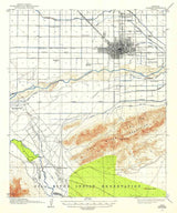 1912 Topo Map of Phoenix Arizona Gila River Indian Reservation