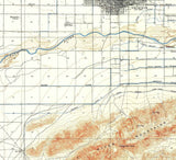 1912 Topo Map of Phoenix Arizona Gila River Indian Reservation