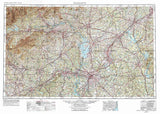 1953 Topo Map of Charlotte North Carolina Kannapolis