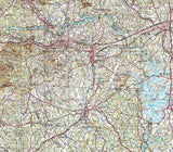 1953 Topo Map of Charlotte North Carolina Kannapolis