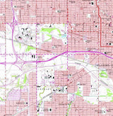 1956 Topo Map of Oklahoma City Oklahoma Mustang