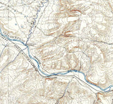 1891 Topo Map of Big Timber Montana