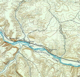 1892 Topo Map of Stillwater Montana