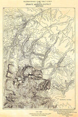 1898 Topo Map of Granite Mountain District Montana