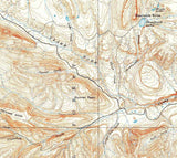 1899 Topo Map of Crandall Wyoming Yellowstone National Park