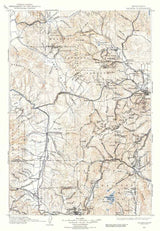 1899 Topo Map of Helena Montana Helena Deerlodge National Forest