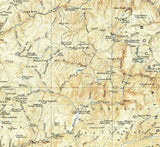 1911 Topo Map of Lolo Idaho Bitterroot Mountains