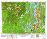 1962 Topo Map of Seattle Washington Tacoma Olympic National Forest