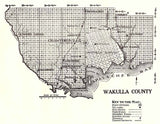 1914 Map of Wakulla County Florida